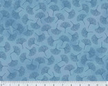 Botanical Blues - Gingko Leaves Soft Blues by Whistler Studios from Windham Fabrics