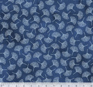 Botanical Blues - Gingko Leaves Dk Blues by Whistler Studios from Windham Fabrics