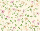 Little Love Letter - Flower Fairy Pale Yellow from UN/NO Fabric