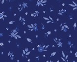 French Quarter - Small Floral Toss Blue from Maywood Studio Fabric