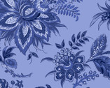 French Quarter - Large Floral Blue from Maywood Studio Fabric