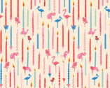 Buttercream - Make A Wish Birthday Candles from Cloud9 Fabrics