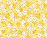 Nana Mae 8 - Large Daisy Yellow from Henry Glass Fabric