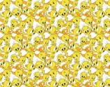 Looney Tunes FLANNEL - Tweety White from Camelot Fabrics