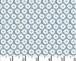 Franny’s Flowers - Polka Dot Floral Blue from Maywood Studio Fabric