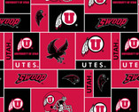 College FLEECE - Utah from Sykel Fabric
