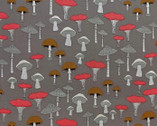 Forest Gifts - Champignons Mushroom Truffle from Michael Miller Fabrics