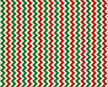 Christmas Rodeo - Ric Rac Stripe Red Green from Michael Miller Fabrics