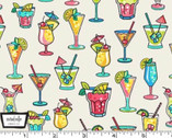 Beach Cats - Beach Cheers Cream from Michael Miller Fabrics