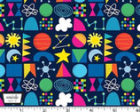Lost In Space - Universe Elements Navy from Michael Miller Fabrics