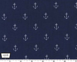Best of Sarah Jane - Anchors Away Navy from Michael Miller Fabrics