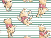 Winnie The Pooh - Stripe Winnie the Pooh from Springs Creative Fabric