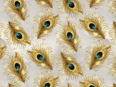 Alabaster Wings - Tossed Feathers by Pattern Weave from Blank Quilting Corporation Fabrics