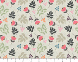 George Gertrude Mallory Maude - Flower Leaves Lt from Dandelion Fabric and Co.