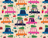 Modern Holiday - Beep Beep Cars from Paintbrush Studio Fabrics
