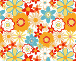 Surf’s Up - Modern Floral Multi from Henry Glass Fabric