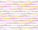Pink Power - Script Pink from Studio E Fabrics