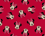 Minnie Packed Head Toss Red from Springs Creative Fabric