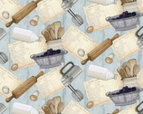 Baking Blackberry Recipe Tools from Springs Creative Fabric