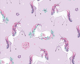 Dreamers Pearl - Unicorn Pink from Benartex Fabrics