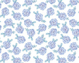Dreamers Pearl - Roses Blue from Benartex Fabrics