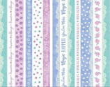 Dreamers Pearl - Decorated Stripe from Benartex Fabrics