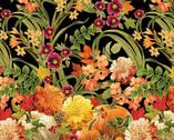 Harvest Festival - Harvest Cornucopia Border from Benartex Fabrics