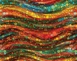 Gigi In The Garden - Stained Glass Abstract Circles Multi from Camelot Fabrics