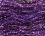 Gigi In The Garden - Stained Glass Abstract Circles Purple from Camelot Fabrics