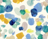 Garden Explorer - Dreamer Spots Pond by Wee Bluebell from Lewis and Irene Fabric