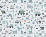 Dig It - Goal Digger Misty Blue from Dear Stella Fabric