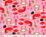 Seafarer - Shellfish Blossom Pink from Dear Stella Fabric