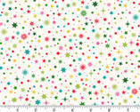 Christmas Brights - Starlight White from Makower UK  Fabric
