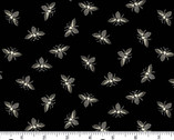 Petite Beehive - Petite Bee Black from Andover Fabrics