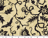 Nevermore - Vine Spiderweb Cream from Andover Fabrics
