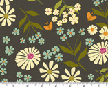 Winged Garden - Garden Flowers Midnight from Andover Fabrics