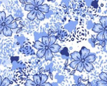 Butterfly Blues - Dotted Florals from 3 Wishes Fabric