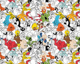 Looney Tunes - Multi Packed Characters from Camelot Fabrics