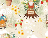CGarden Gnomes Cream from Springs Creative Fabric
