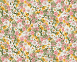 Young of the Year - Packed Floral Butter from Henry Glass Fabric