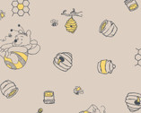 Winnie the Pooh FLEECE - Pooh Honey Tan from Springs Creative Fabric