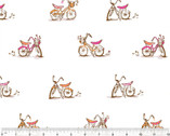 Studio Edit - Dream Bike White by Heather Ross from Windham Fabrics