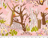Studio Edit - Girls in Trees Pink by Heather Ross from Windham Fabrics