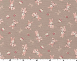 Chibi Petit OXFORD - Rabbit Cupcake Taupe from Cosmo Fabric