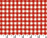 Homemade Holidays - Check Red from Maywood Studio Fabric