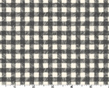 Homemade Holidays - Check Grey from Maywood Studio Fabric