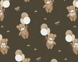Teddy Bear’s Adventures FLANNEL Brown from Camelot Fabrics
