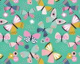 Playful Butterflies FLANNEL from Camelot Fabrics