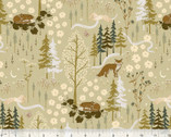 Willow Bend - Wildlands Forest Fox Sage Tan from Windham Fabrics
