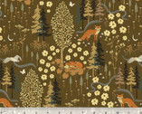 Willow Bend - Wildlands Forest Fox Cedar Brown from Windham Fabrics